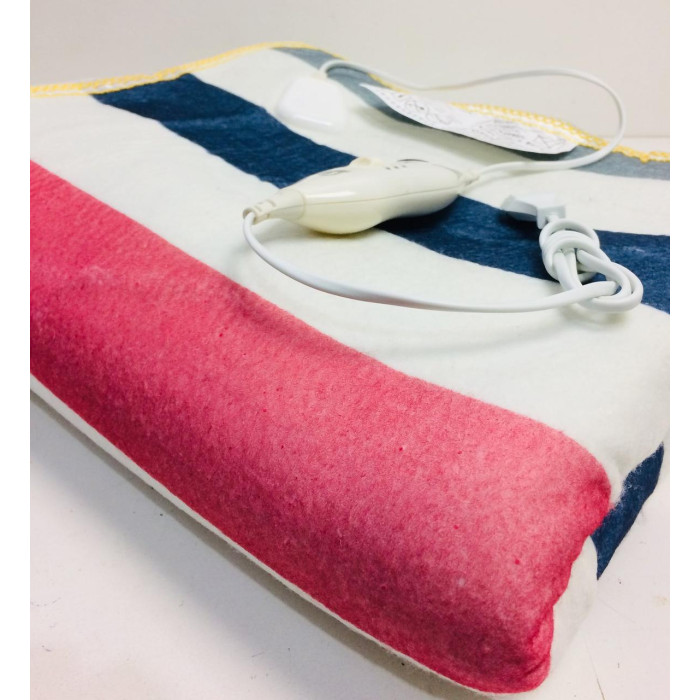 Електропростирадло із сумкою 150 * 170 різнобарвні смужки ART-7420 (18 шт./ясть)