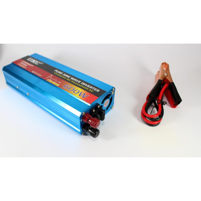 Перетворювач напруги з 12V на 220 V ЧИСНА СИНУСОІДА 600W ART 2604 (25 шт./ясть)