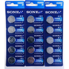 Sonex CR2032 3 V blister card/5 pcs (5/100/2000)