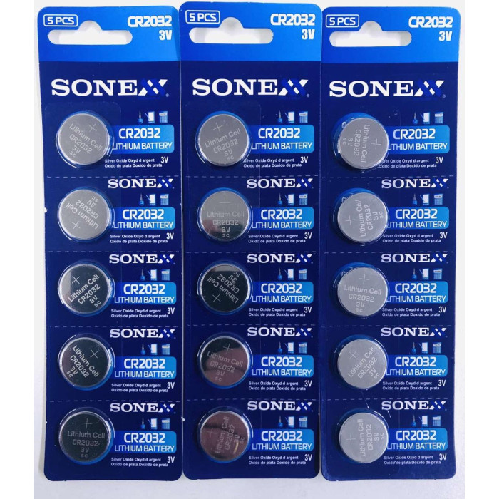 Sonex CR2032 3 V blister card/5 pcs (5/100/2000)