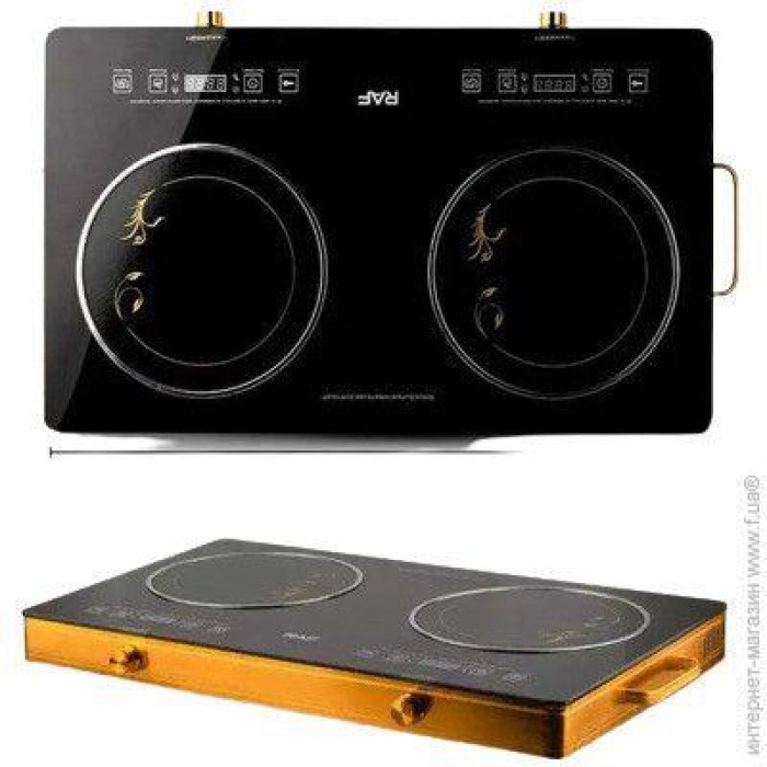 Плита iнфрачервона електрична на 2 конфорки RAF 8088 (4)