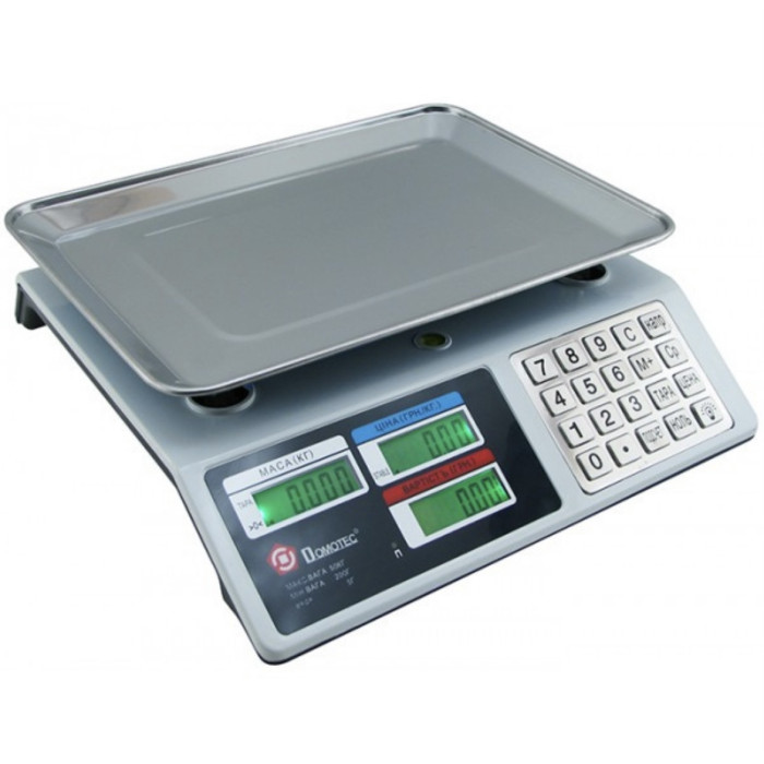 Ваги Торгові DOMATEC c металевої кнопка MS-982S/ 4V/ 50KG//5G (6 шт/ящ)