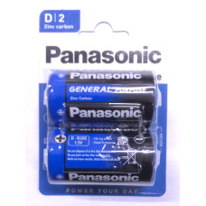Батарейка panasonic D/R20 BLUE 2 на блістері (288 шт./ясть)