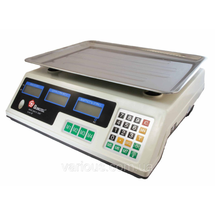 Ваги Торгові DOMOTEC MS-228/ 2851 50 кг/6v/2 г (5шт/ясть)