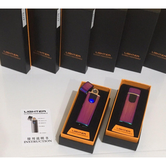 Електроімпульсна usb запальничка із заряджанням від USB ZA-752/4779 (200 шт)