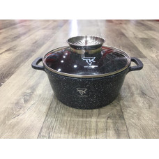 Каструля Top Kitchen (чорна в білу крапку 28 см) TK 00053 (6 шт./ясть)