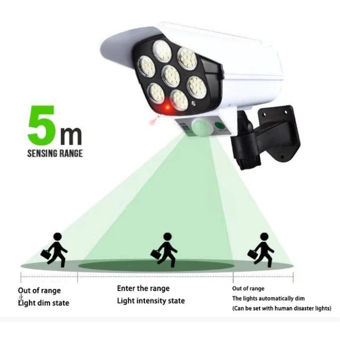 Вуличний ліхтар у формі камери solar light BL JLP 2178/7728 (40 шт./яский)