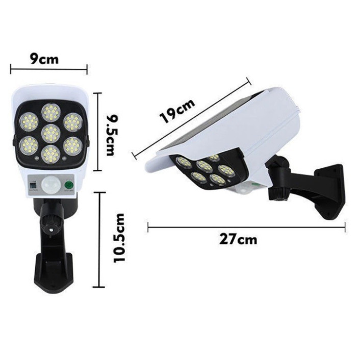 Вуличний ліхтар у формі камери solar light BL JLP 2178/7728 (40 шт./яский)