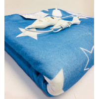 Електропростирадло із сумкою 150 * 170 біла зірка на синьому тлі ART-7421 (18 шт)