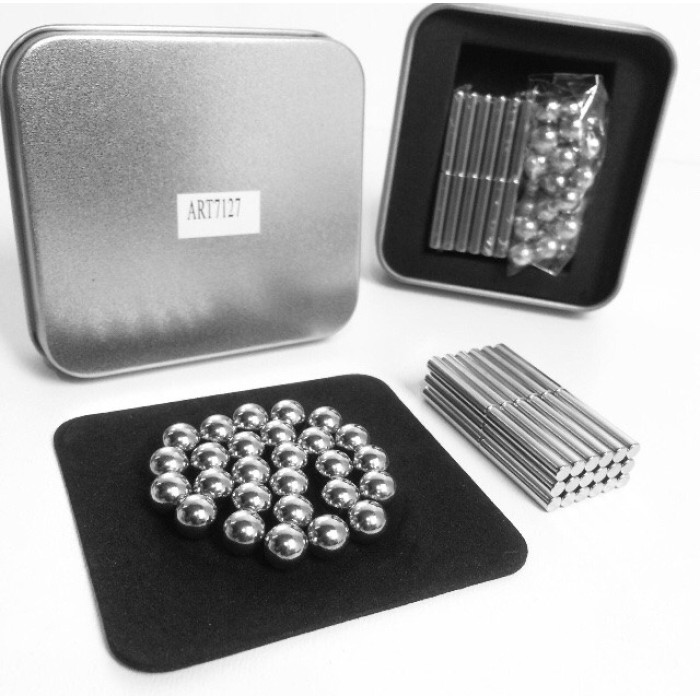 Магнітний конструктор Neo 36 шт. магнітні палички та 28 шт. сталеві кульки (50 шт./ящ)