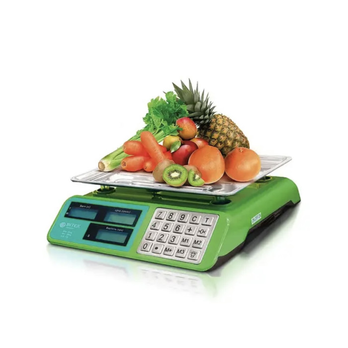 Ваги Торгові VITEK з металевою кнопкою BT-982S/4V/50KG//5G (5 шт./яский)