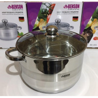 Каструля з кришкою нержсталь 10.0 л BN-223 (4)