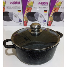 Каструля з кришкою мармур 2.2 л BN-305 (8)