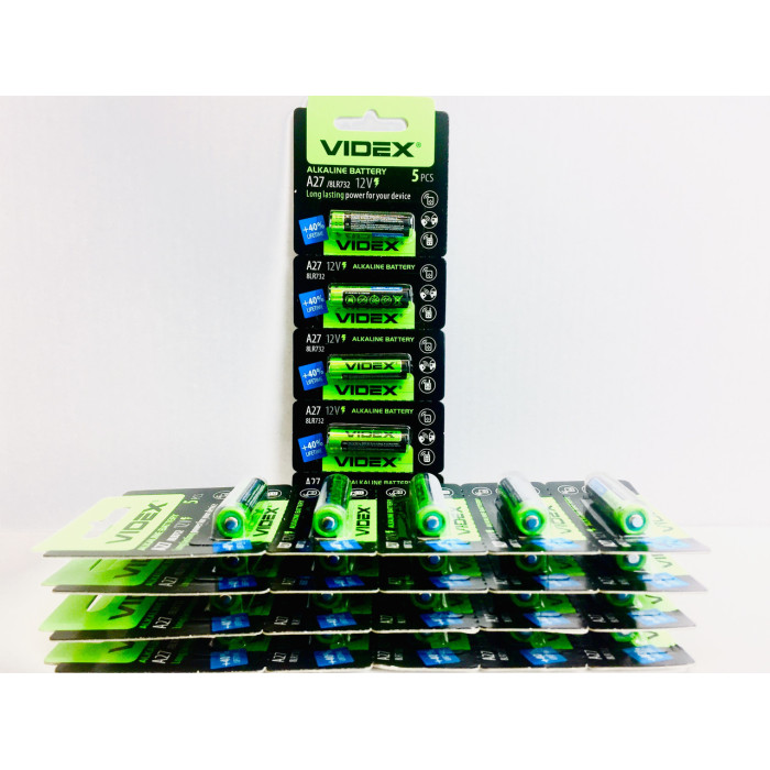 Батарейка лужна VIDEX A27
