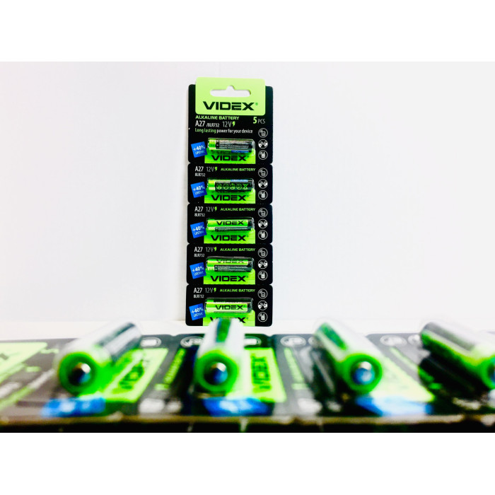 Батарейка лужна VIDEX A27