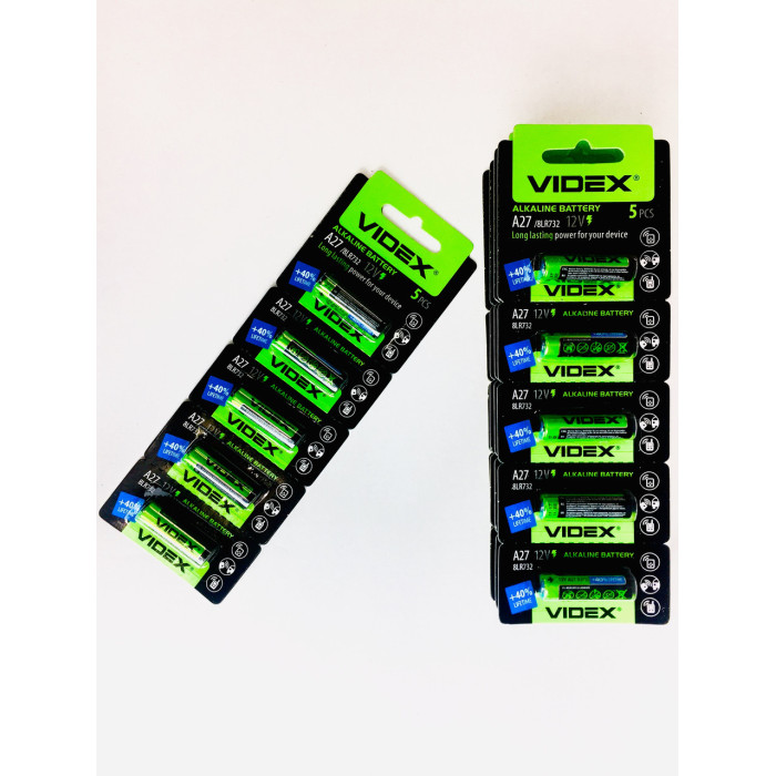 Батарейка лужна VIDEX A27