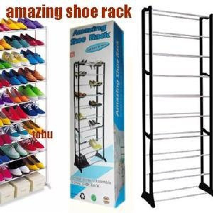 Потсставка,органайзер для взуття на 30 пар Amazing Shoe Rack (12 шт./ясть)