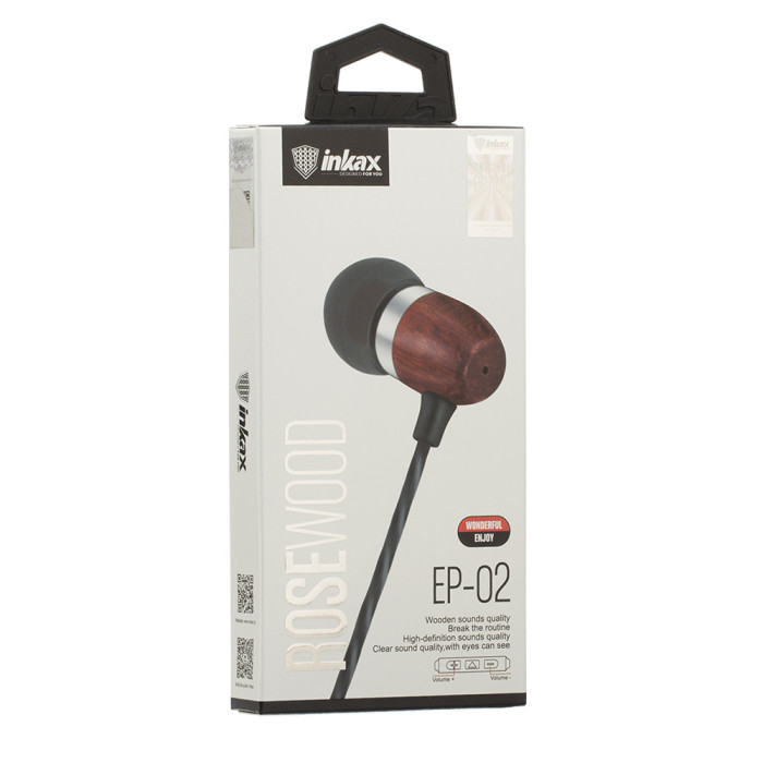 Навушники Inkax EP 02 (120 шт)