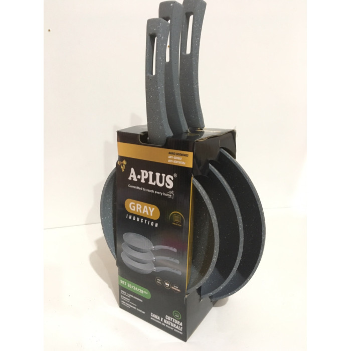 Набір cоворідок 20cm/24cm/28cm A-PLUS ART-1741 (4 шт./ясть)