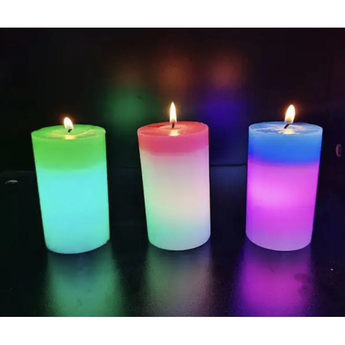 Воскова свічка Mood Magic зі справжнім полум'ям і LED-підсвіткою ART 5403 (100 шт.)