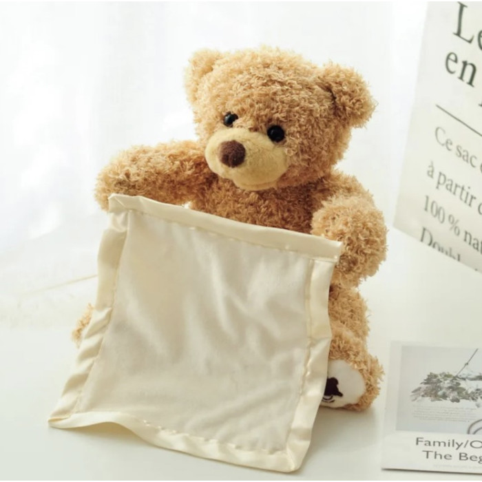 Інтерактивна іграшка / Ведмедик Ку-Ку / Плюшевий ведмедик Peekaboo 25 см (50 шт)