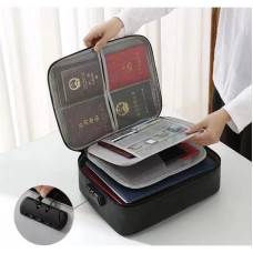 Органайзер для зберігання документів, речей із кодовим замком, сірий, Home City 8306 (50)