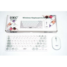 Бездротова клавіатура KeyBoard + Мишка Wireless ART 5263/902 Apple (30шт/яский)