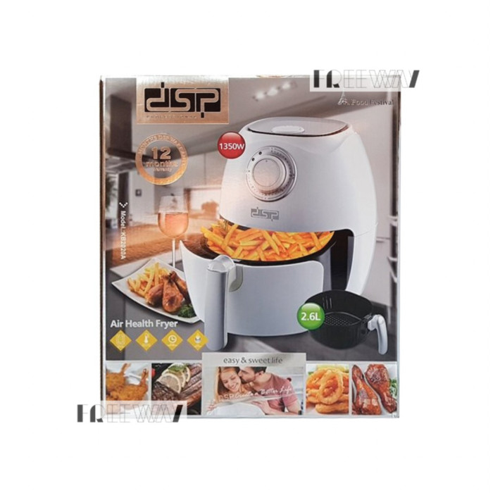 Аерофритюрниця для приготування без олії DSP KB 2020 White 1350W (2)