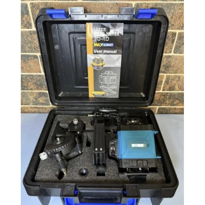 Шурупокрут лазерний нівелір 4D level (10)