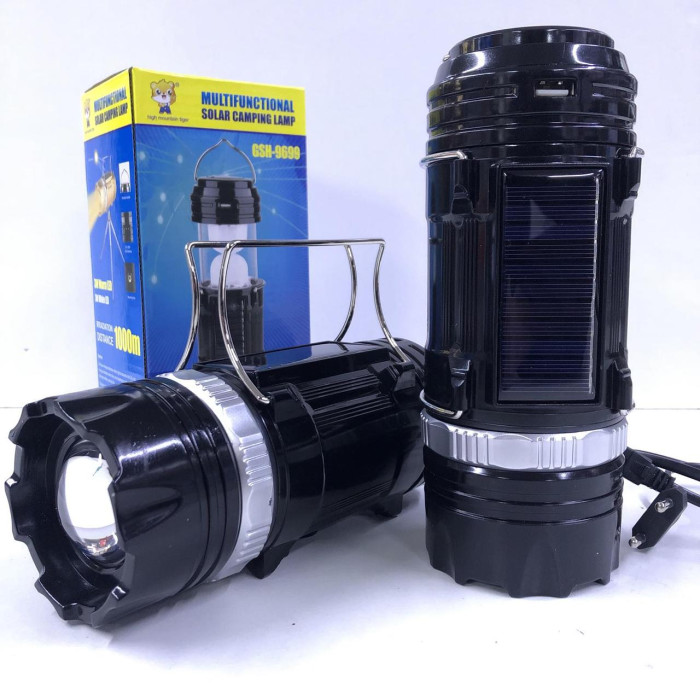 Світлодіодний ліхтар-лампа для кемпінгу із сонячною панеллю SB 9699/3625 (48 шт./ясть)