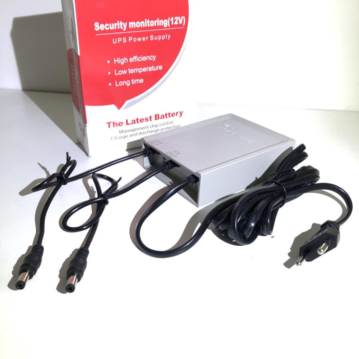 Блок безперебійного живлення DC 12 V 2 A, 9 V 1 A UPS для роутера QX -2112A зі знімним акумулятором