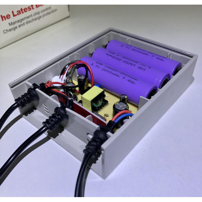 Блок безперебійного живлення DC 12 V 2 A, 9 V 1 A UPS для роутера QX -2112A зі знімним акумулятором