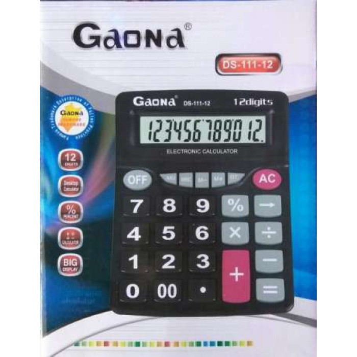Калькулятор Gaona DS-111-12/8800/ 5425 (60 шт/ящ)