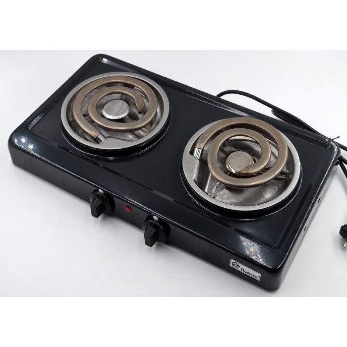 Електроплита двоконфоркова спіраль подвійна DOMOTEC MS-5532/ 5644 (6 шт./ясть)