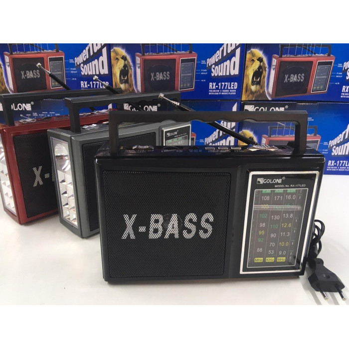 Радіоприймачі-GOLON-RX-177LED/USD+SD (30)