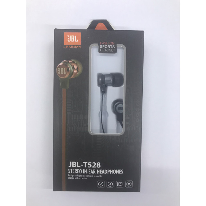Навушники вакумні з мікрофоном JBL T-528