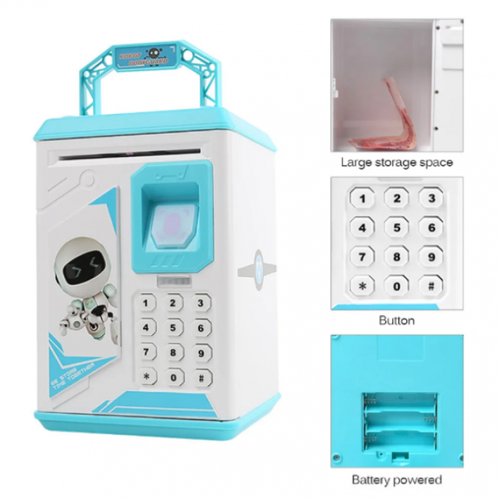 Робот скарбничка Robot Bodyguard ГОЛУБА ART-906 B/EL 510-6 (36 шт./ящи)