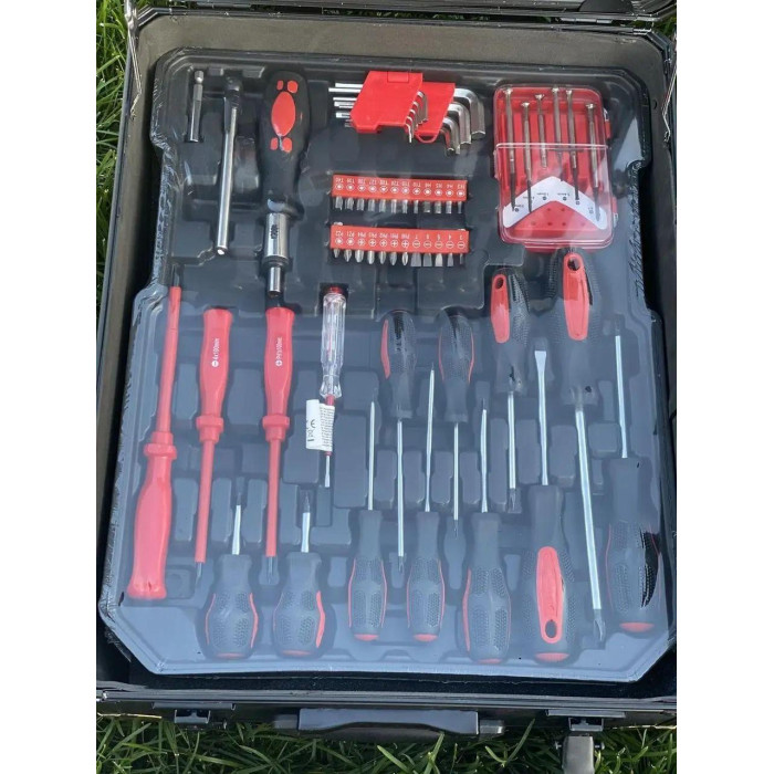 Набір інструментів у валізі з тріскачкою ART 408 (1 шт./ясть)