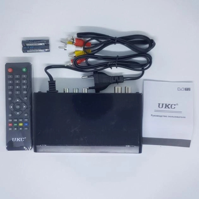 Тюнер DVB-T2 2558/ 4851 METAL з підтримкою wi-fi адаптера (з екраном) (40)