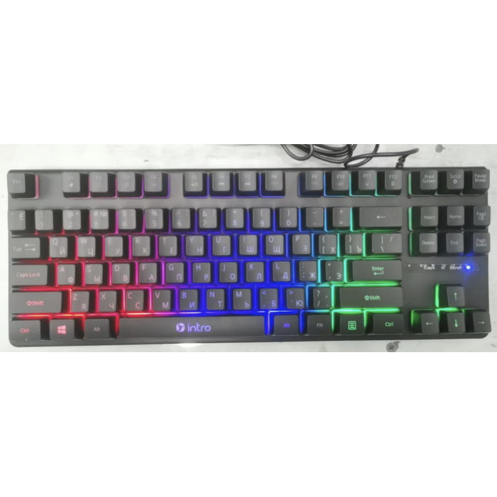 Клавіатура з різнобарвною підсвіткою 8930 (24)