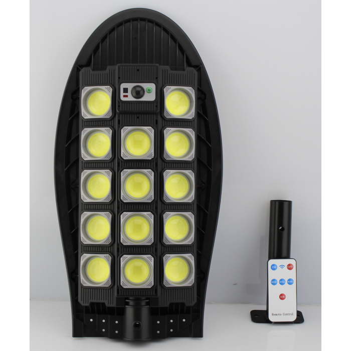 Вуличний ліхтар на стовп на сонячній панелі W7102B-5/ 9017 (24)