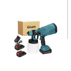 Акумуляторний фарбопульт із регулюванням ширини та трьома насадками 48v, 2акк LI-ION (12)