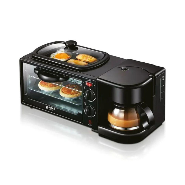 Піч електрична для сніданку 3 в 1 3600Вт BITEK BT-5308R/ 6550 (4)