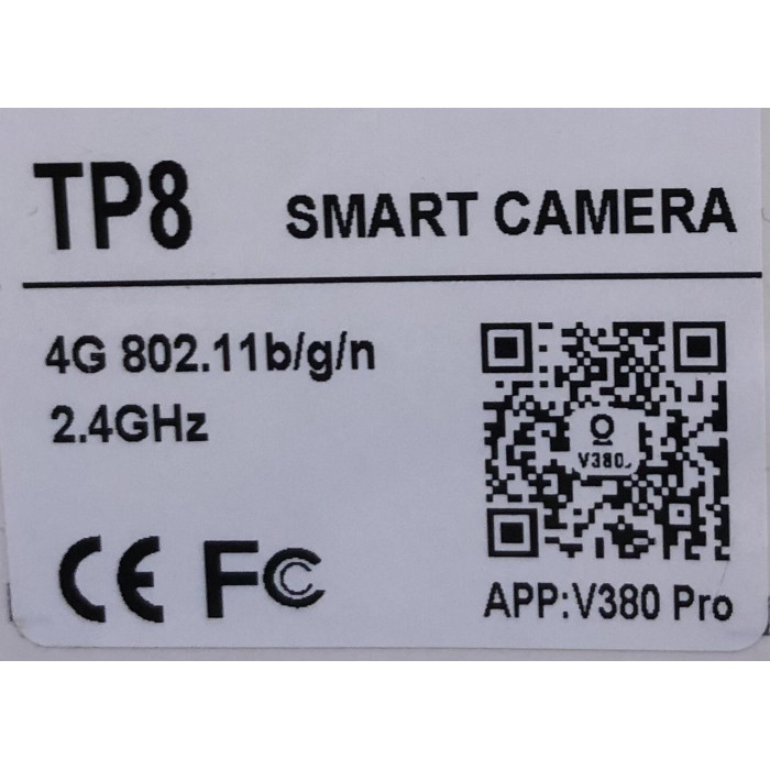 Камера TP8 Smart Camera 4G 802.11b/g/n 2.4GHz (10)