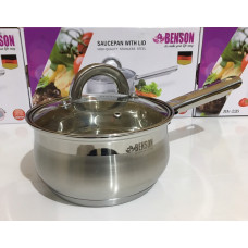 Ківш з кришкою,нержсталь 1,8 л BN-226 (8)