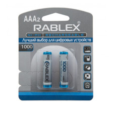 Акумулятори RABLEX HR03 RB-1000 ( 1.2V / 1000 mAh / Ni-MH / AAA / блістер / 2 шт.)