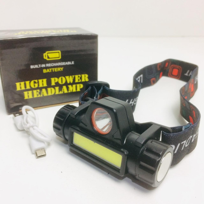 Налобний ліхтар акумуляторний BL 8101/7726/ 101 XPE+COB (240 шт./яский)