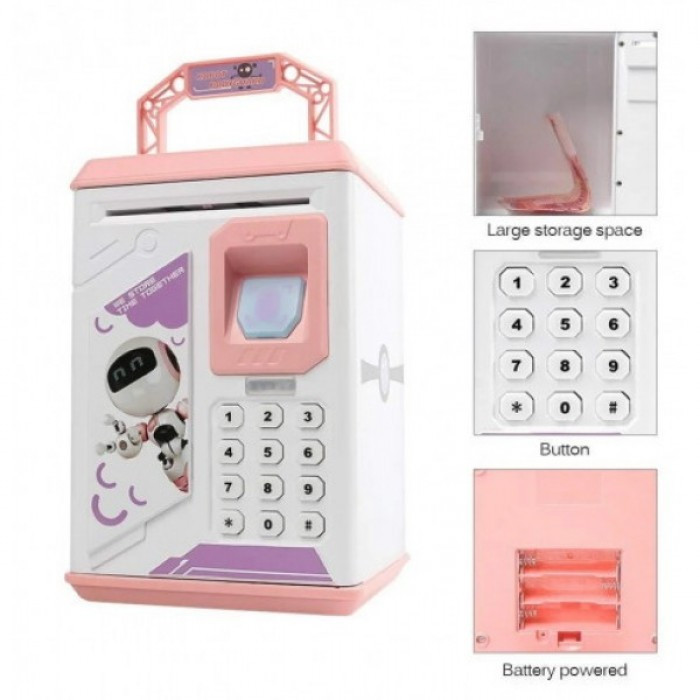 Робот скарбничка Robot Bodyguard РОЗОВАНЕ ART-906 P/EL 510-6 (36 шт./ящи)