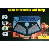 Ліхтар Навісний з датчиком руху BK 100/ 7317 -100led + solar (100 шт./ясть)