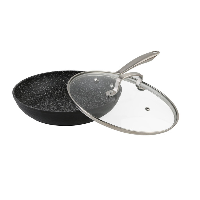 Сковорода З Кришкою Чеканною- Литий Алюміній 20 см EB 3346 (8 шт./ясть)